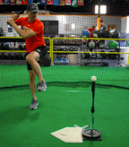 Leg kick baseball